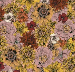 270006E Flower rhapsody rust