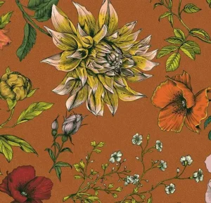 270009E Dahlia bouquet XL terra
