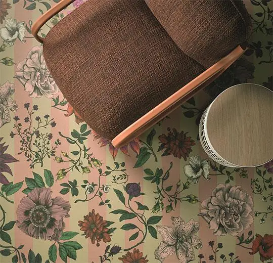 HETEROJEN VİNİL FLORAL