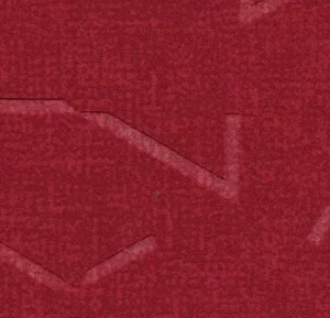tg546526 Metro red glass embossed